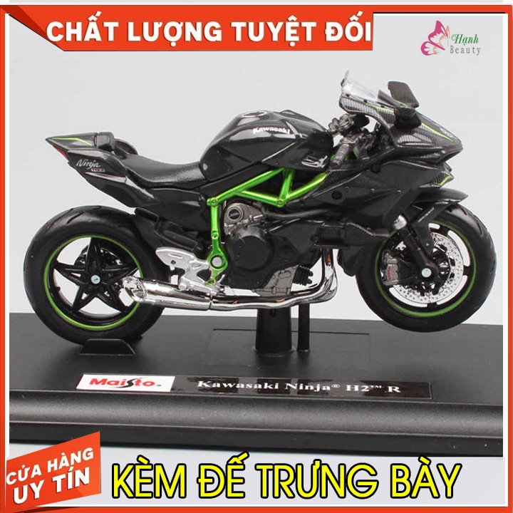 MÔ HÌNH 1:18 XE MÔ TÔ KAWASAKI H2R MAISTO