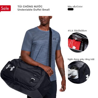 Túi thể thao du lịch chống nước màu đen Undeniable Duffel Small Duffle Bag