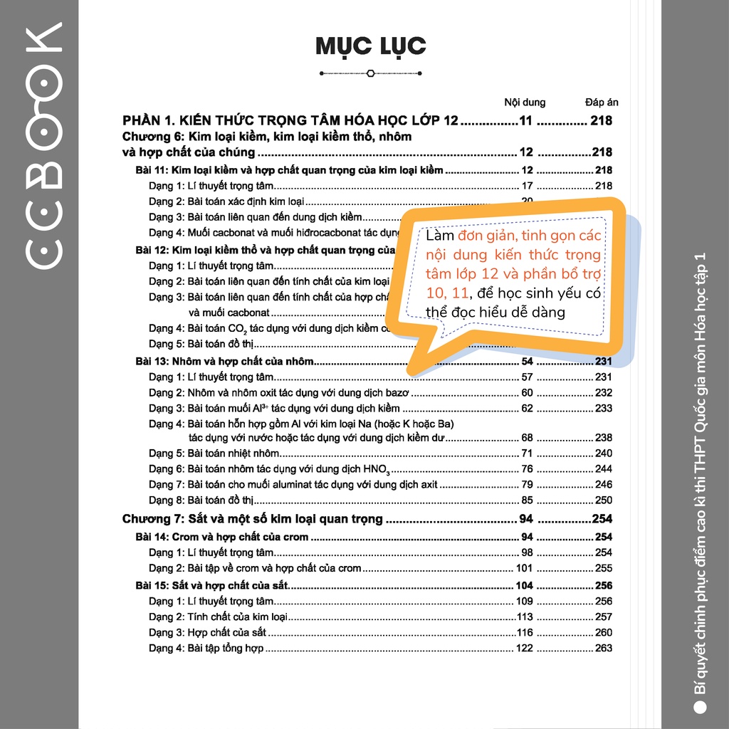 Sách - Bí quyết chinh phục điểm cao kì thi THPT Quốc gia môn Hóa học Tập 2 - Ôn thi đại học - Chính hãng CCbook