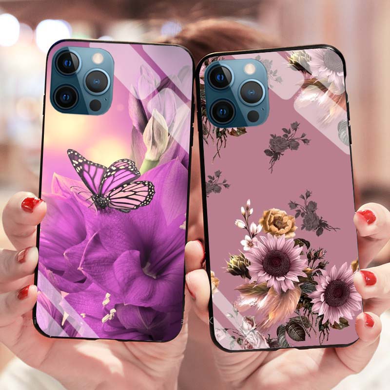 Ốp Lưng IPHONE 12, 12 MINI, 12 PRO, 12 PROMAX Lưng Kính Cường Lực Cao Cấp Mới Nhất