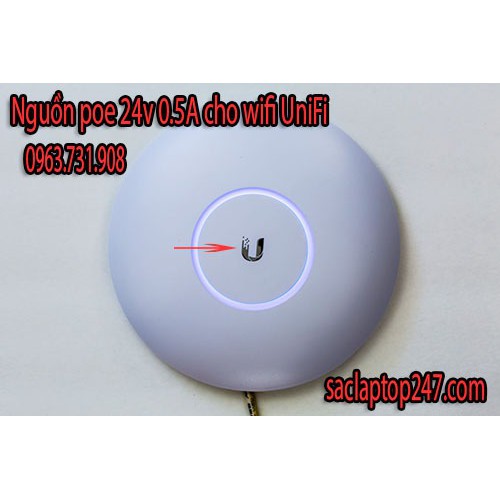 NGUỒN POE 24V 0.5A CHO WIFI UNIFI UAP CHÍNH HÃNG