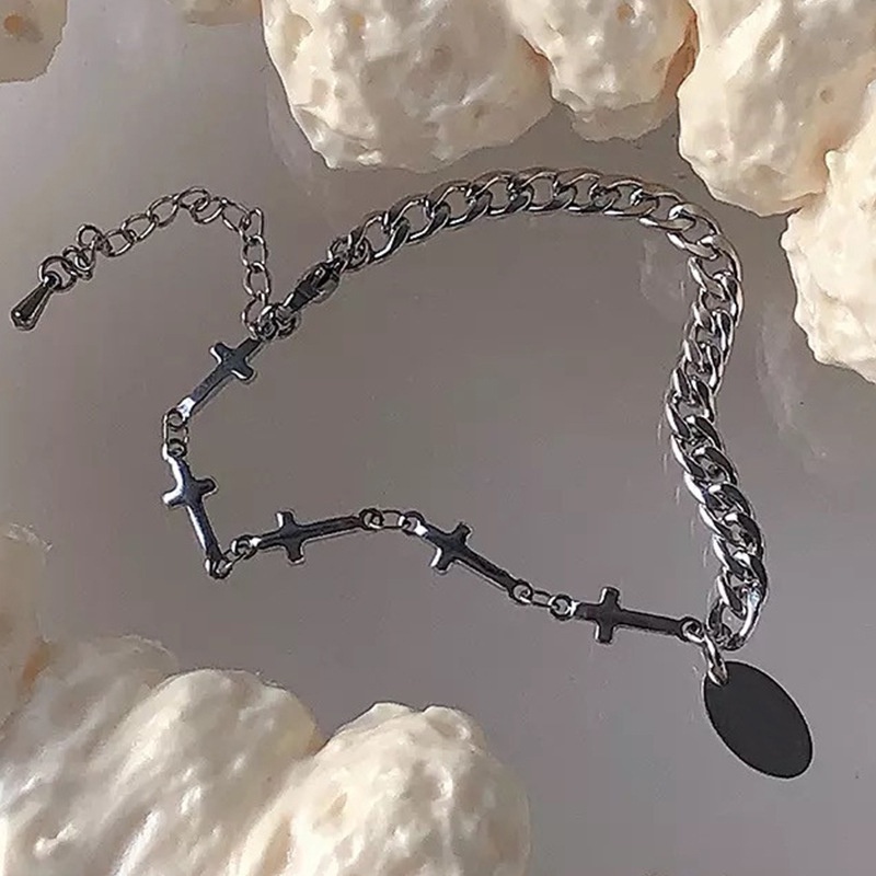 Vòng tay chuỗi ngọc trai đen đơn giản thời trang cho nữ