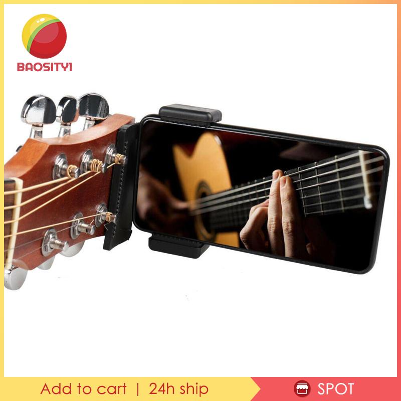 Kẹp Giữ Điện Thoại / Máy Phát Thanh / Đàn Guitar Có Kẹp Gắn Điện Thoại Di Động Baosity1