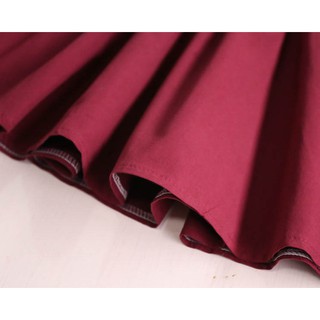 Váy cổ bồng thắt nơ lưng