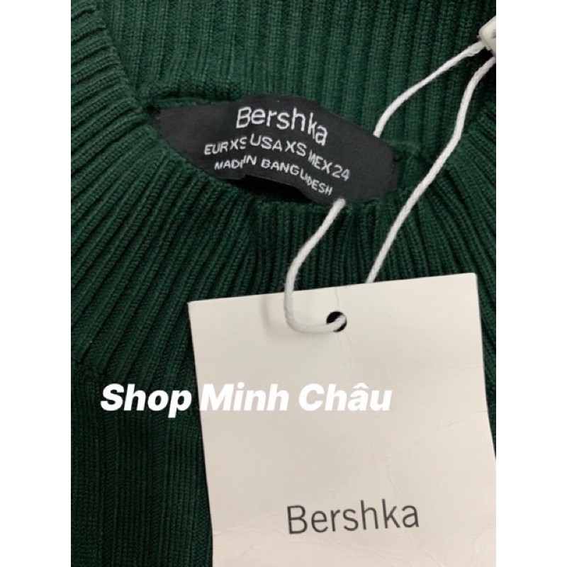 (Sẵn) Áo len tăm Bershka auth canh sale, 2 mầu