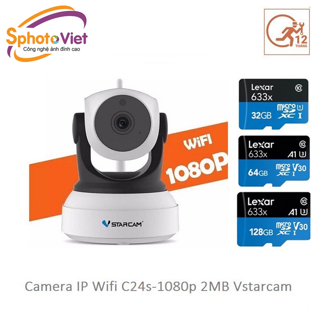 Camera wifi IP Vstarcam C24s Full HD 1080P