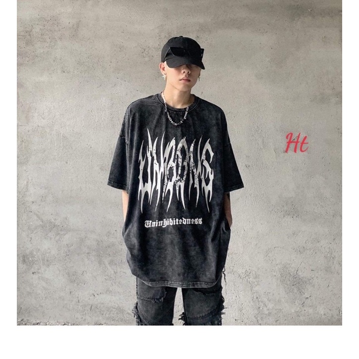 Áo loang chữ lửa chảy H26