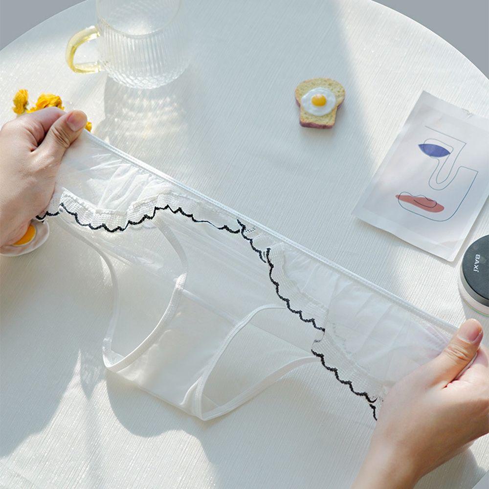 Mocho Quần Lót Cotton Lưng Vừa Co Giãn Gợi Cảm Cho Nữ