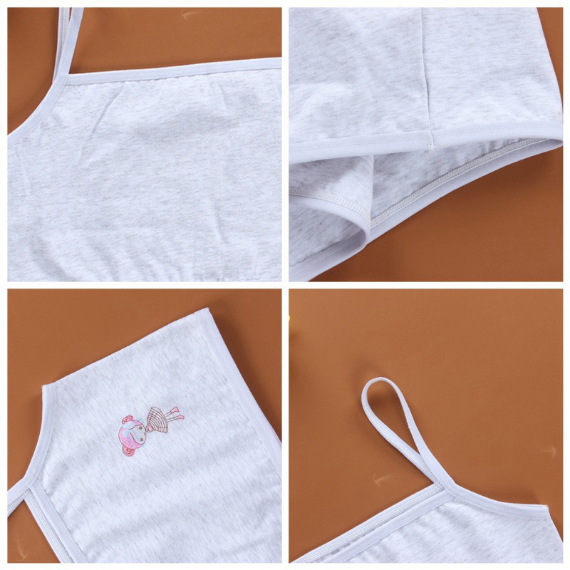 Áo ngực phối dây cho bé gái