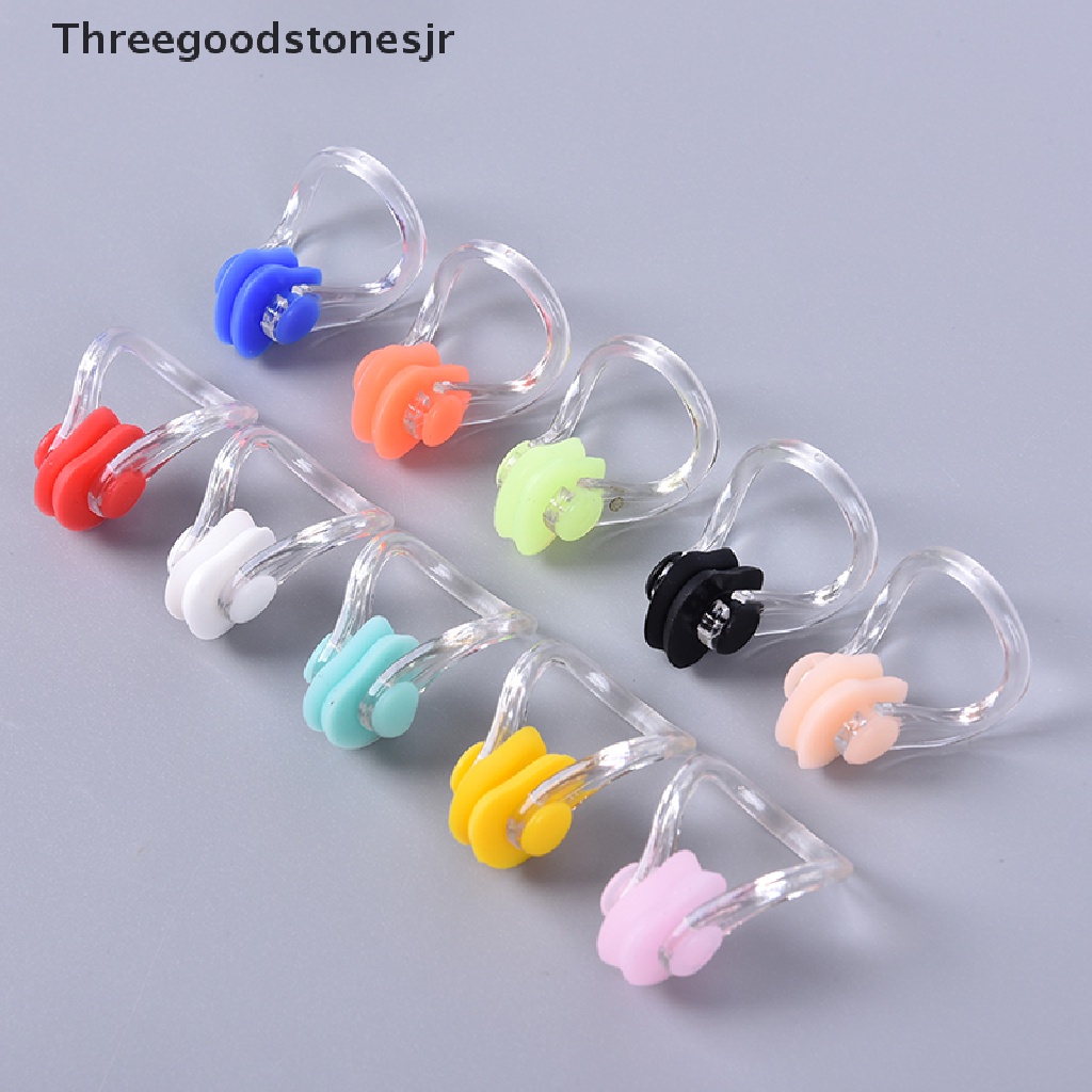 Set 10 Kẹp Mũi Bằng Silicon Mềm Thoải Mái Khi Đi Bơi / Lướt Sóng JR