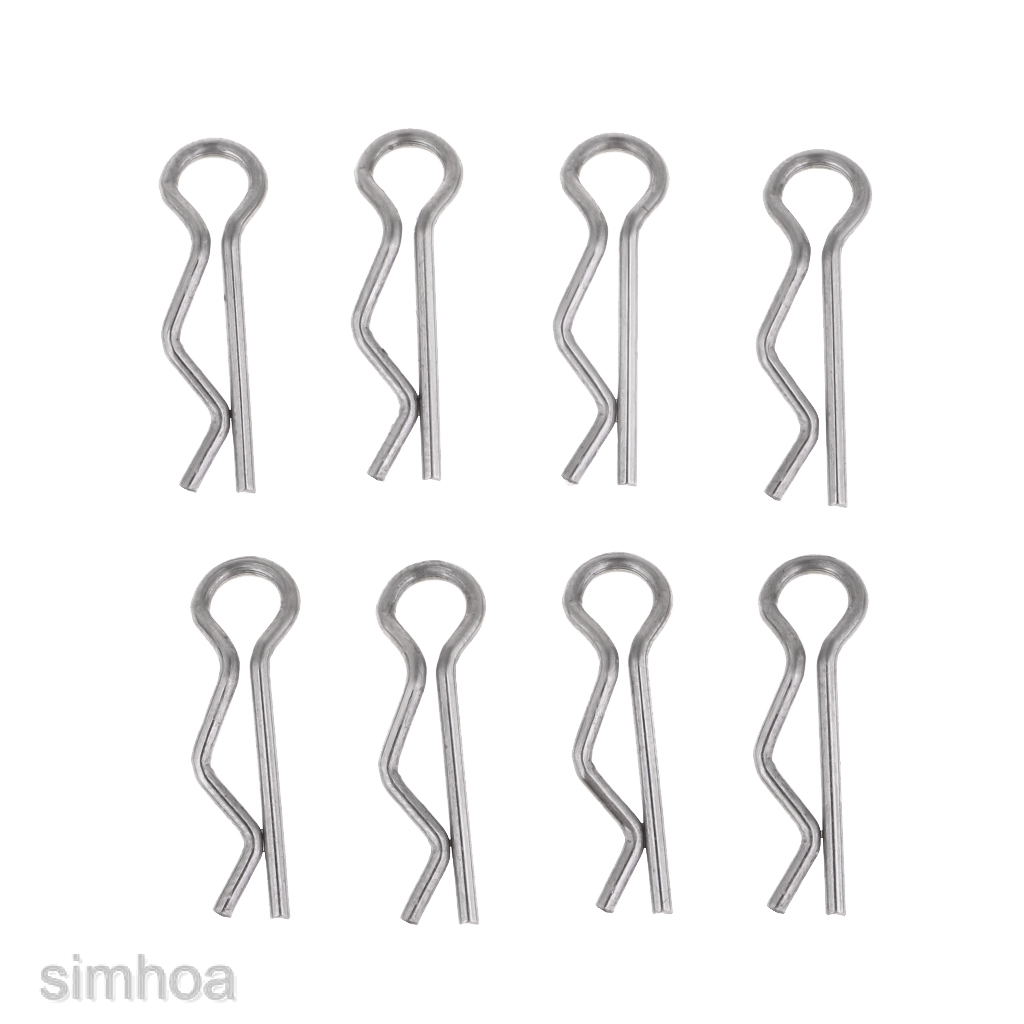 Bộ 8 Kẹp Kim Loại Hình Chữ R Cho Wltoys A949 A959 A969 A979