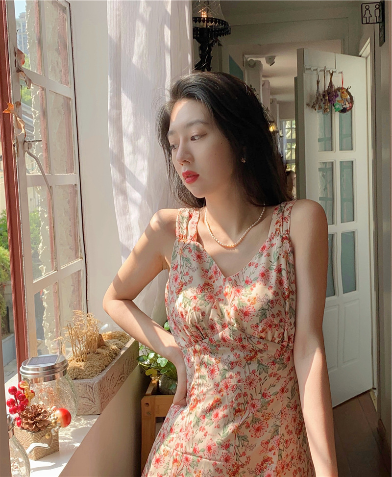 Đầm Nữ Cổ Chữ V In Hoa Thời Trang Hè 2021 | BigBuy360 - bigbuy360.vn