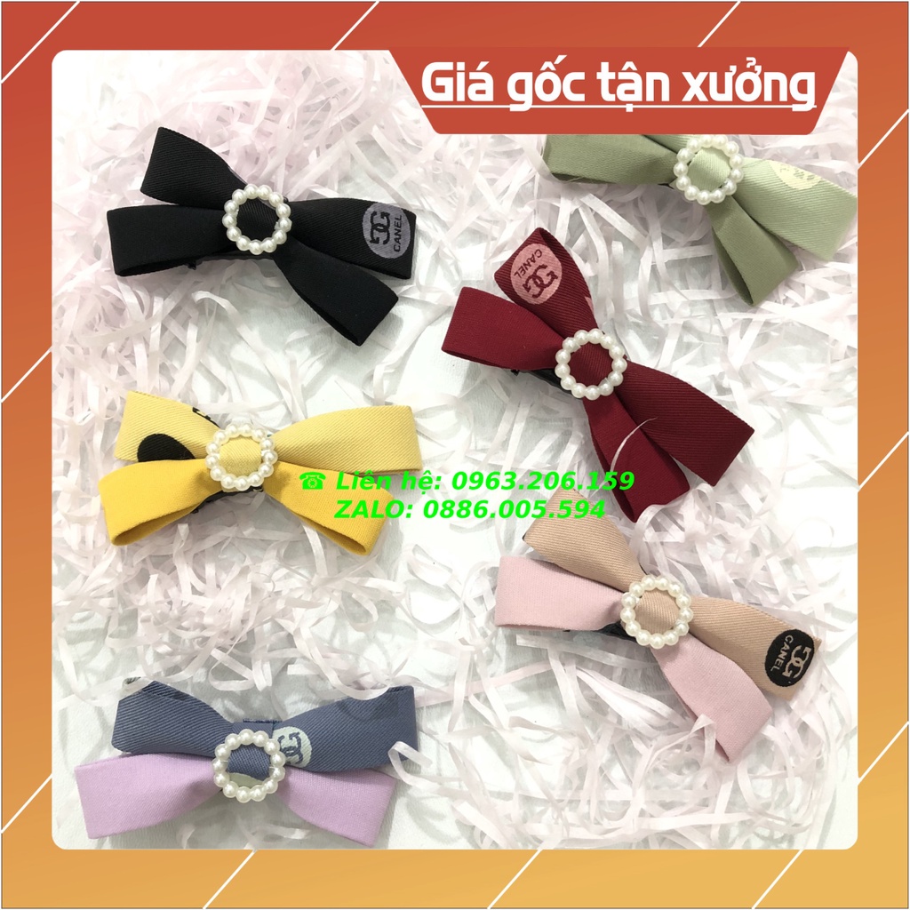 [HOT] Set 2 Nơ kẹp tóc siêu đáng yêu Màu ngẫu nhiên