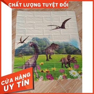 Bộ 15 Tấm Xốp Dán Tường Hoạt Hình Khủng Long Cho Trẻ Em Dễ Thương Dày 6mm