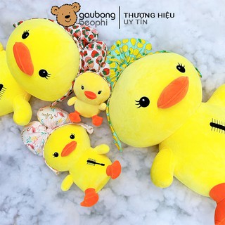 Thú Bông Vịt Makeup Cao Cấp Gấu Bông Béo Phì
