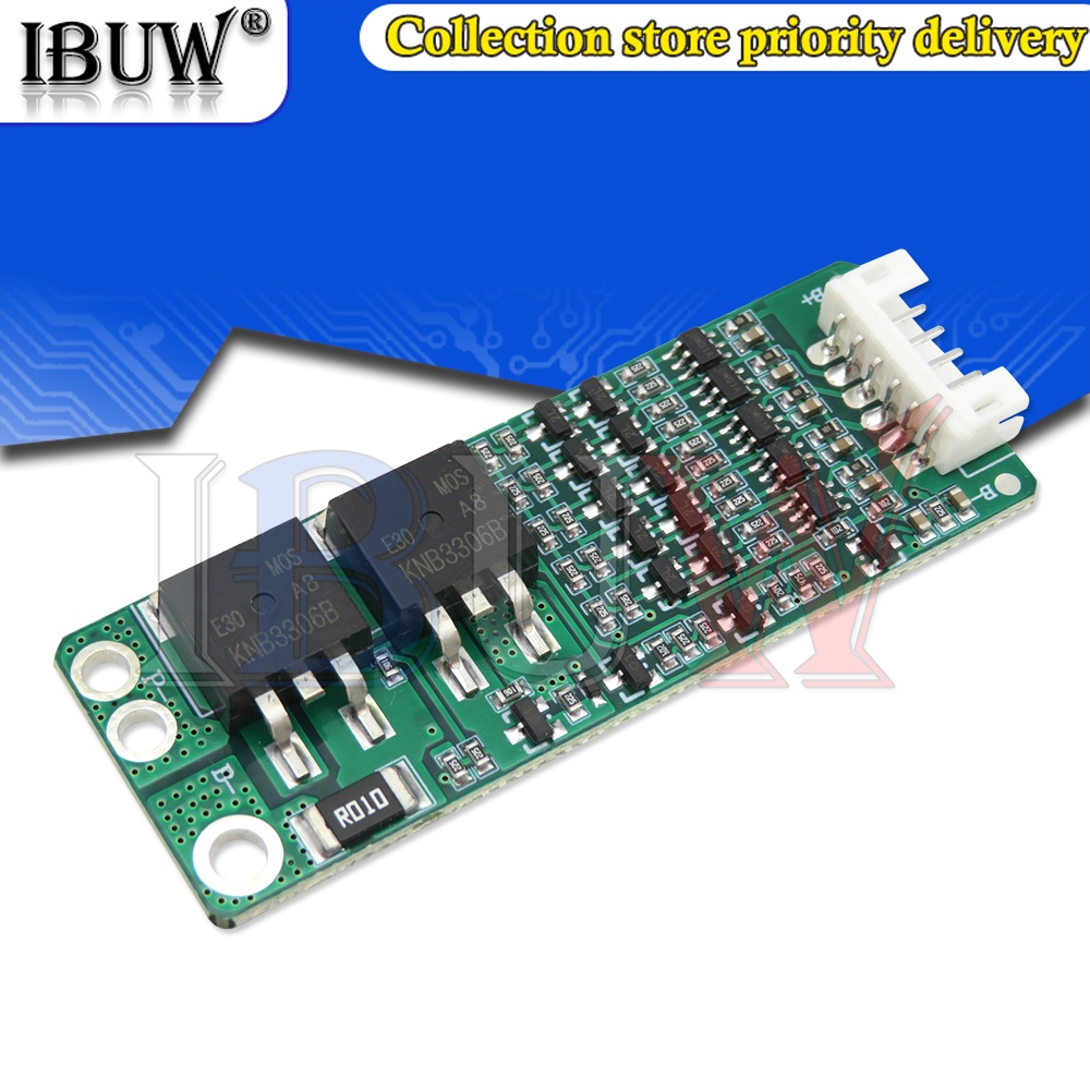 1 Bảng Mạch Bảo Vệ Sạc Pin Lithium 18650 BMS 5S 15A Li-ion Lithium 18650 Kèm Dây Cáp