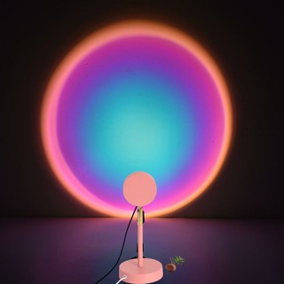 Đèn Chiếu Màu Cầu Vồng Trang Trí Nhà Cửa Tiện Dụng