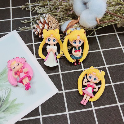 Móc khoá thuỷ thủ mặt trăng MK90 móc khoá hoạt hình dễ thương