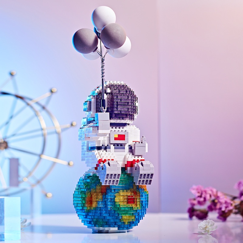 Bộ Lắp Ghép Phi Hành Gia 3D Dễ Thương
