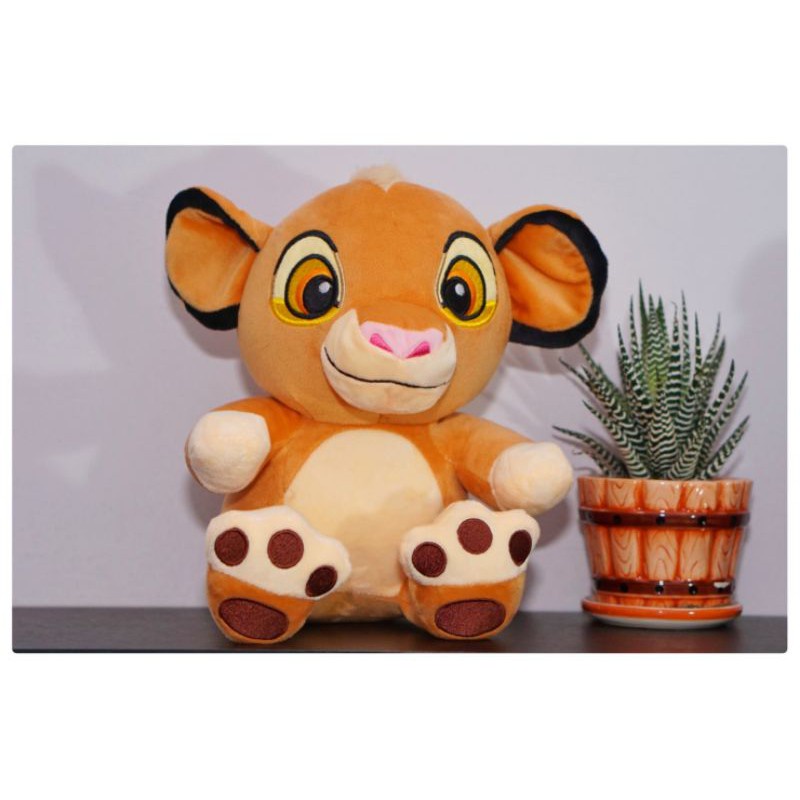 GẤU BÔNG SƯ TỬ SIMBA DỄ THƯƠNG (30CM) VẢI MINISO MỀM MỊN, HÀNG CAO CẤP