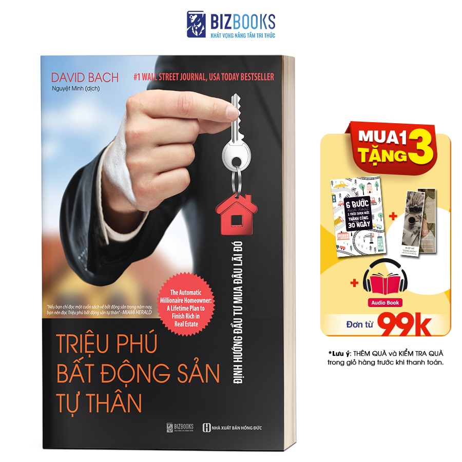 BIZBOOKS - Sách - Triệu Phú Bất Động Sản Tự Thân - Định Hướng Đầu Tư Mua Đâu Lãi Đó - 1 BEST SELLER