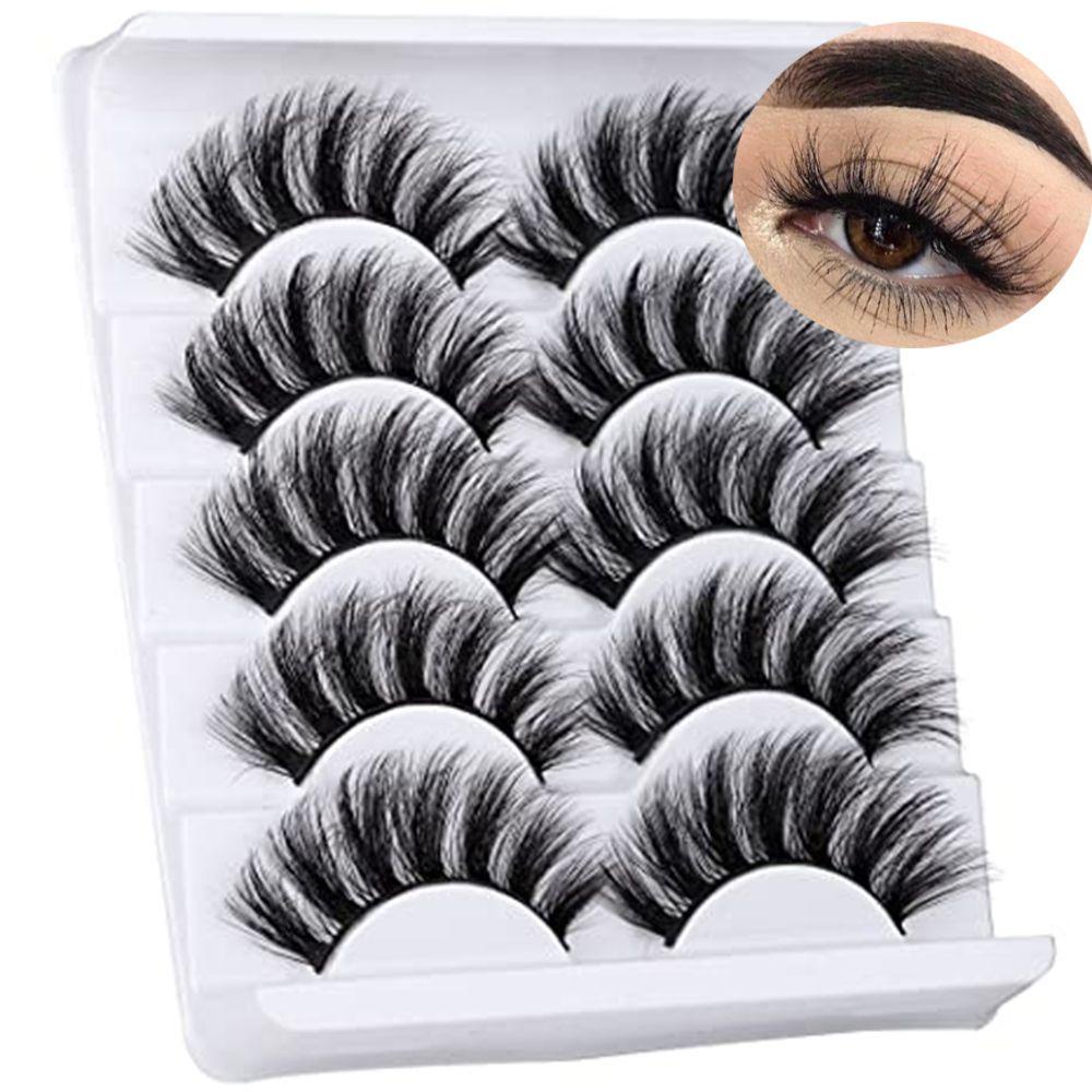 Set 5 Cặp Lông Mi Giả Mềm Mại Handmade Tái Sử Dụng Được MIH SKONHED