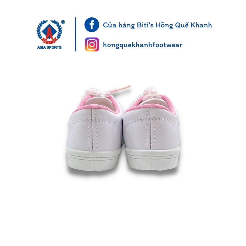 Giày bata si nữ viền hồng Asia, Giày Asia nữ dây cột, Giày Asia học sinh