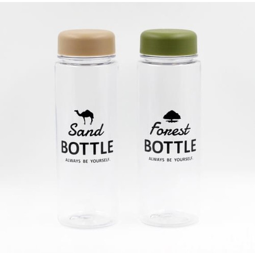 [Hỏa Tốc HN] Bình uống nước có nắp đậy 500ml nắp xanh, nâu Nội địa Nhật Bản