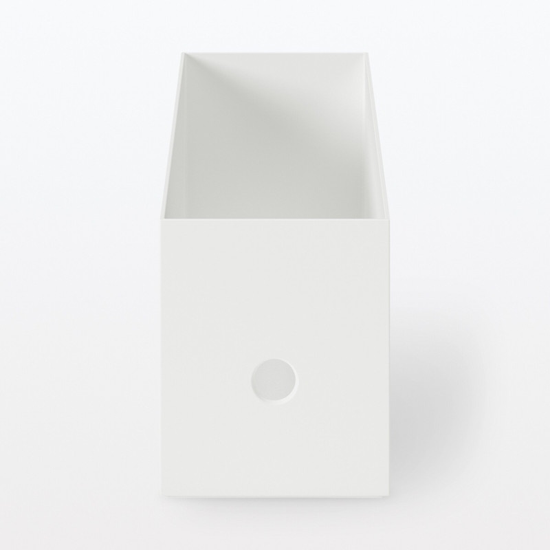 Muji Hộp Đựng Hồ Sơ Nhựa  - Xám Trắng