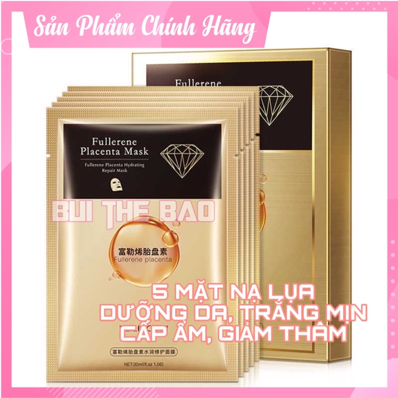 [5 Miếng] 🎭  Mặt Nạ Lụa Collagen Kim Cương Nội Địa 🇨🇳