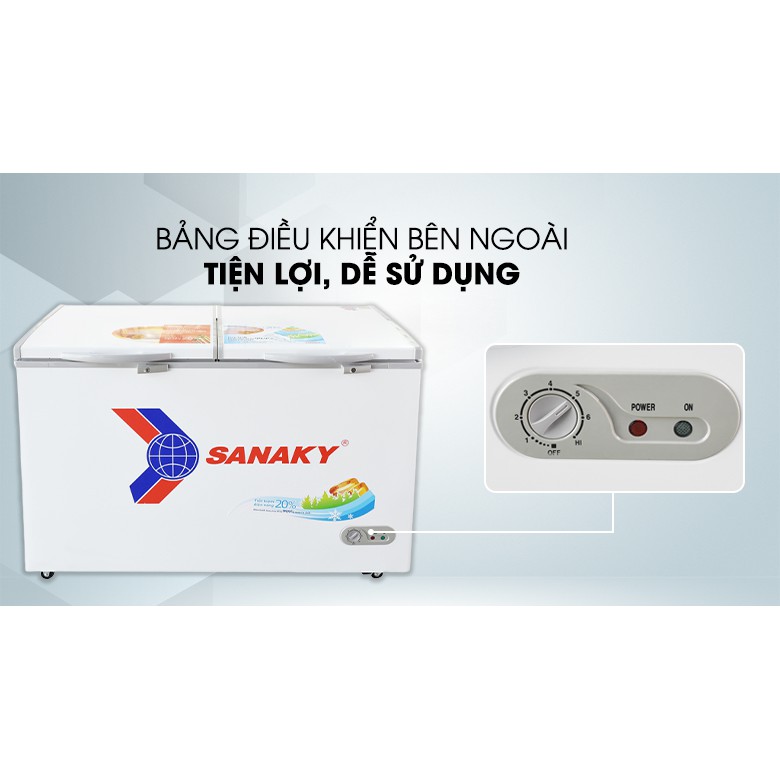 Tủ đông Sanaky Inverter 410 lít VH 5699HY3 (Miễn phí giao tại HCM-ngoài tỉnh liên hệ shop)
