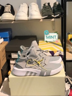 ( Video cận cảnh ) Giày Sneaker EQT 2018 Xám Xanh