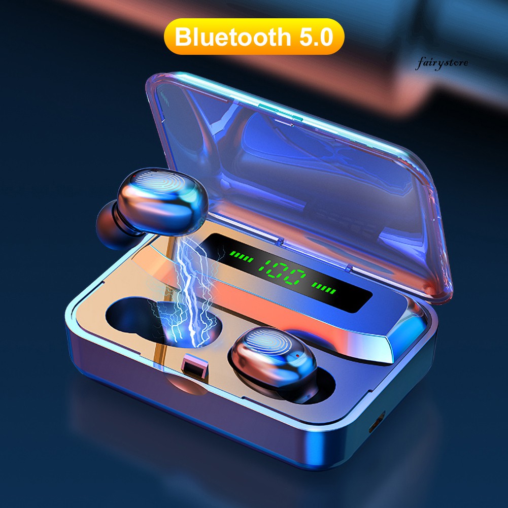 Tai Nghe Bluetooth 5.0 Không Dây Fs + A1 Tws Chống Nước Cảm Ứng Thông Minh Kèm Mic