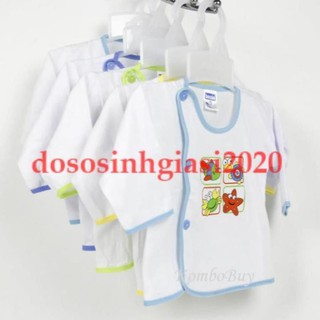 Áo sơ sinh tay dài bác sĩ trắng Bossini cho bé(2-12kg)