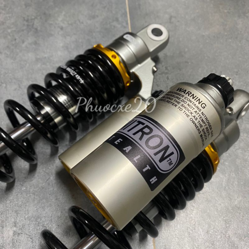 Phuộc Bình Dầu Nitron Gắn Air blade  Novo 4 5 6 Impulse Feliz NVX PCX DYLAN SH Ý ...