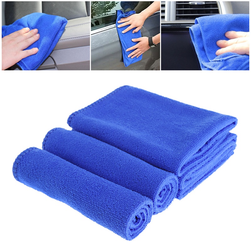 Bộ 5 Khăn Lau Xe Hơi Mềm Mại Thấm Hút Tốt