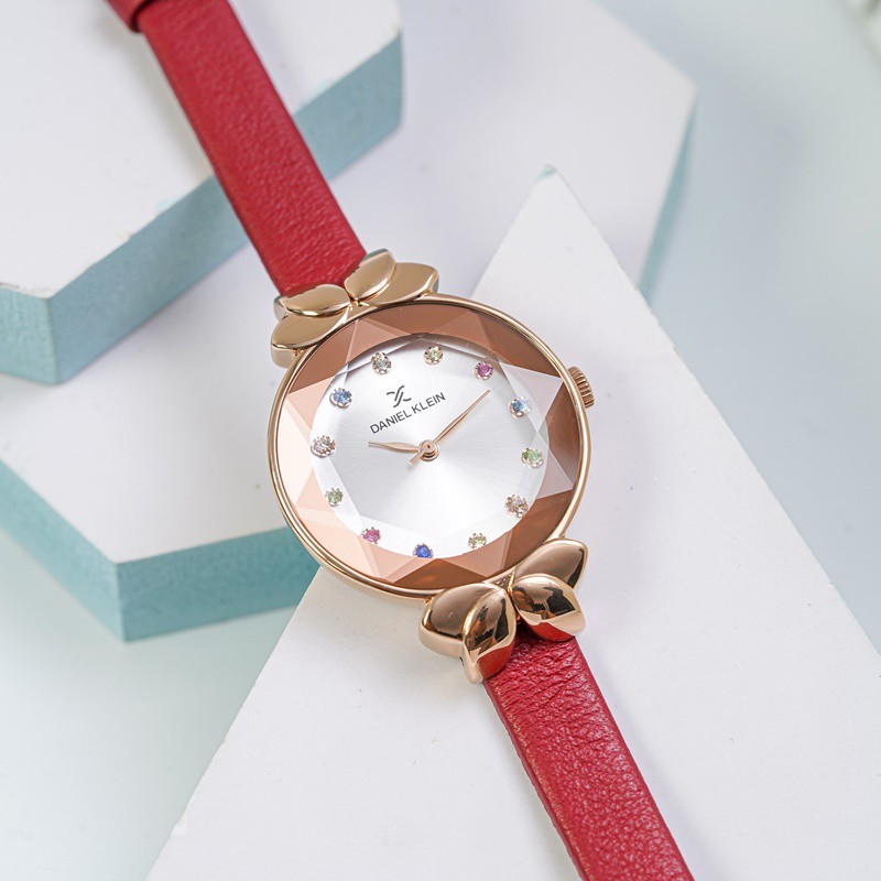 Đồng hồ Nữ Daniel Klein Flowers Red DK.1.12553.4