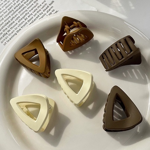 Kẹp tóc đuôi ngựa hình tam giác ba chiều phong cách hàn quốc thời trang cỡ nhỏ cá tính