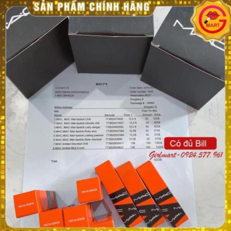 Son Mac chính hãng Devoted to chili Mullit over phiên bản giới hạn 2020