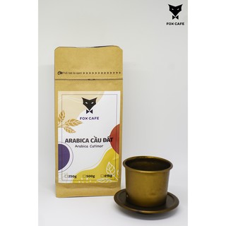 Cà phê Arabica Cầu Đất Catimor blend Typica FOX CAFE - Cafe đặc sản làm quà tặng, đồ uống, Cold Brew, Espresso 250g