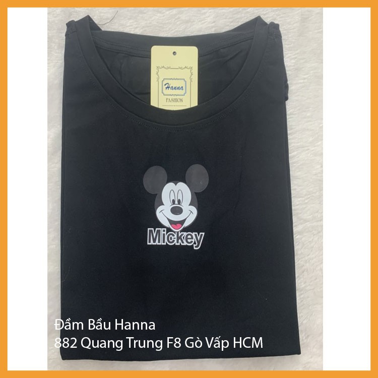 [SIZE 50-75KG] Áo bầu thun cotton mềm mát dễ thương vải cao cấp thấm mồ hôi tốt không xù không bai