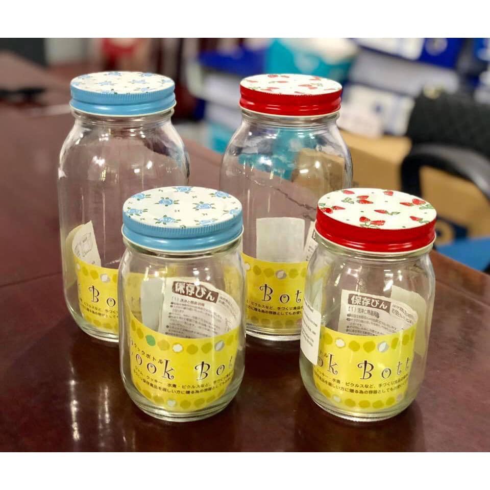 Lọ thủy tinh nắp kim loại 900ml nội địa Nhật Bản