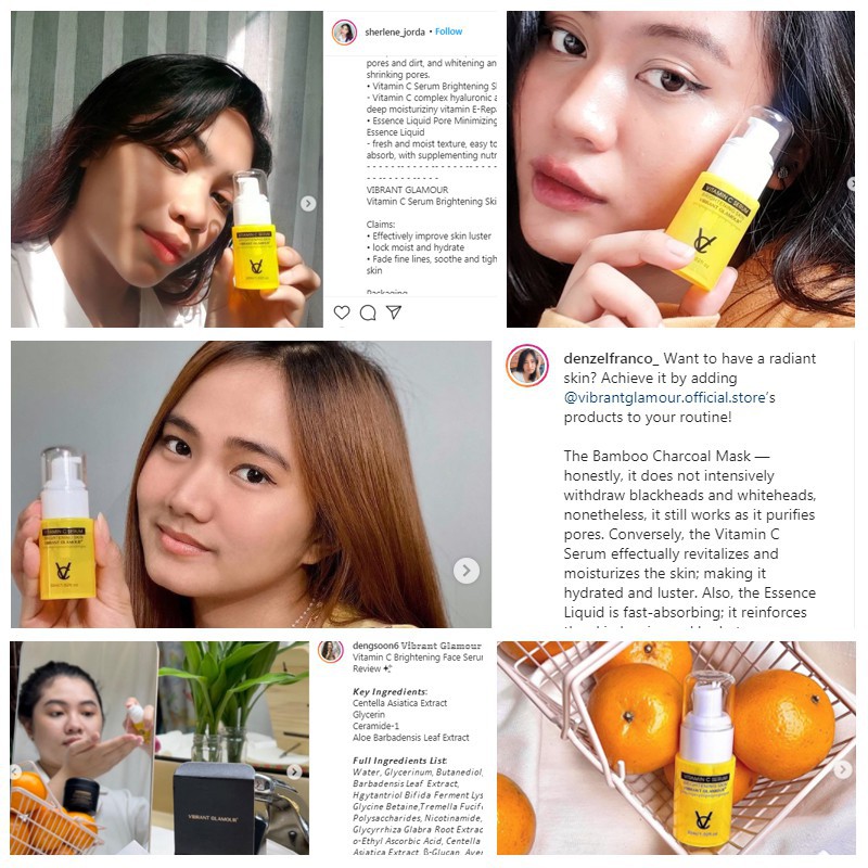 Serum Vitamin C Vibrant GLAMOUR Dưỡng Ẩm Làm Trắng Sáng Da Chống Lão Hóa Loại Bỏ Đốm Đen 30ml | BigBuy360 - bigbuy360.vn