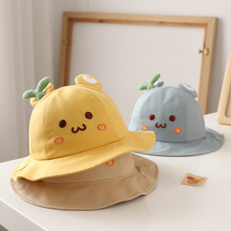 Mũ vành rộng kiểu dáng hoạt hình dễ thương cho trẻ em