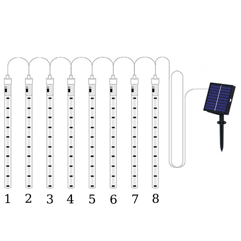 Đèn treo năng lượng mặt trời Meteor với đèn LED , trang trí cảnh quan nhà vườn, ánh sáng cây trang trí.