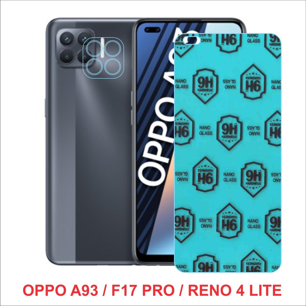 Kính Cường Lực Nano Dẻo, Dán PPF OPPO A93,F17 Pro, Reno 4 Lite + Kính Bảo vệ camera OPPO A93,F17 Pro, Reno 4 Lite