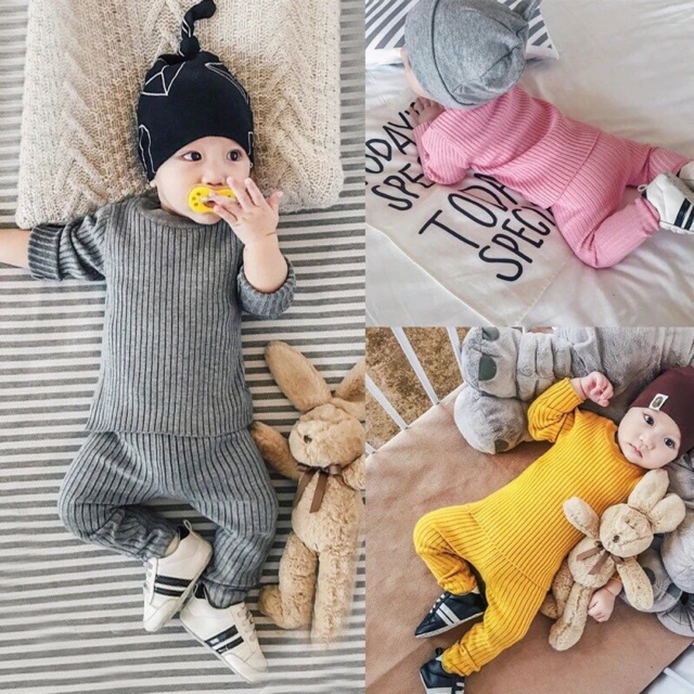 Sét bộ len bé trai gái