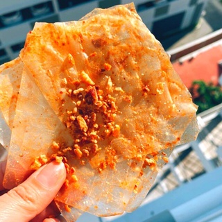 Bánh tráng muối nhuyễn xì ke tỏi Tây Ninh