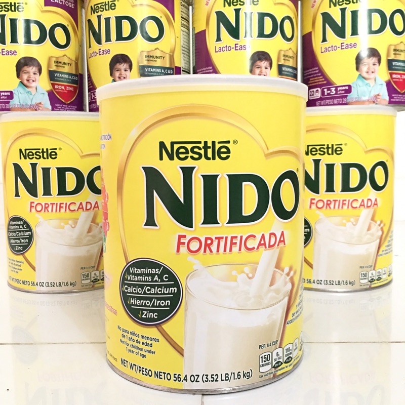 [Ship air- có bill] Sữa Nido nắp trắng 1.6kg