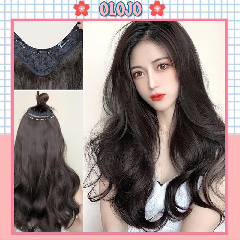 Bộ Tóc Giả Dài Xoăn Gợn Sóng Xinh Xắn Dành Cho Nữ